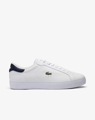 Men's Powercourt Graphic Leather Sneakers