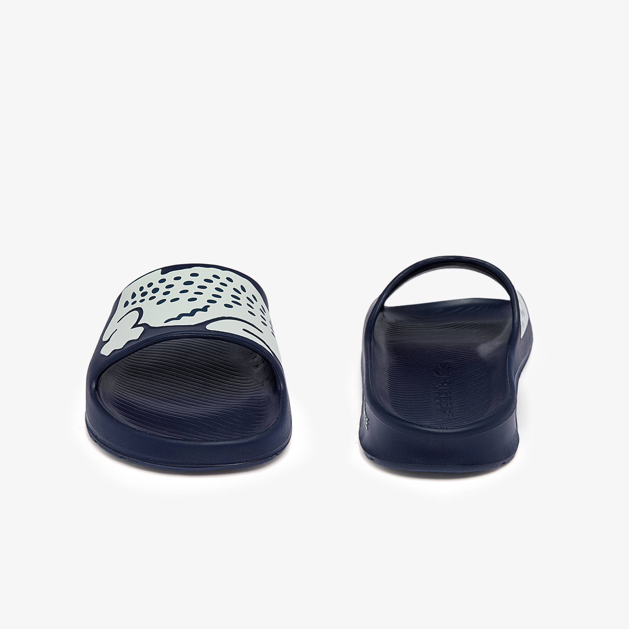lacoste croco slide