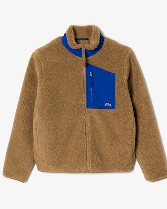 Veste polaire homme color-block zipp&eacute;e