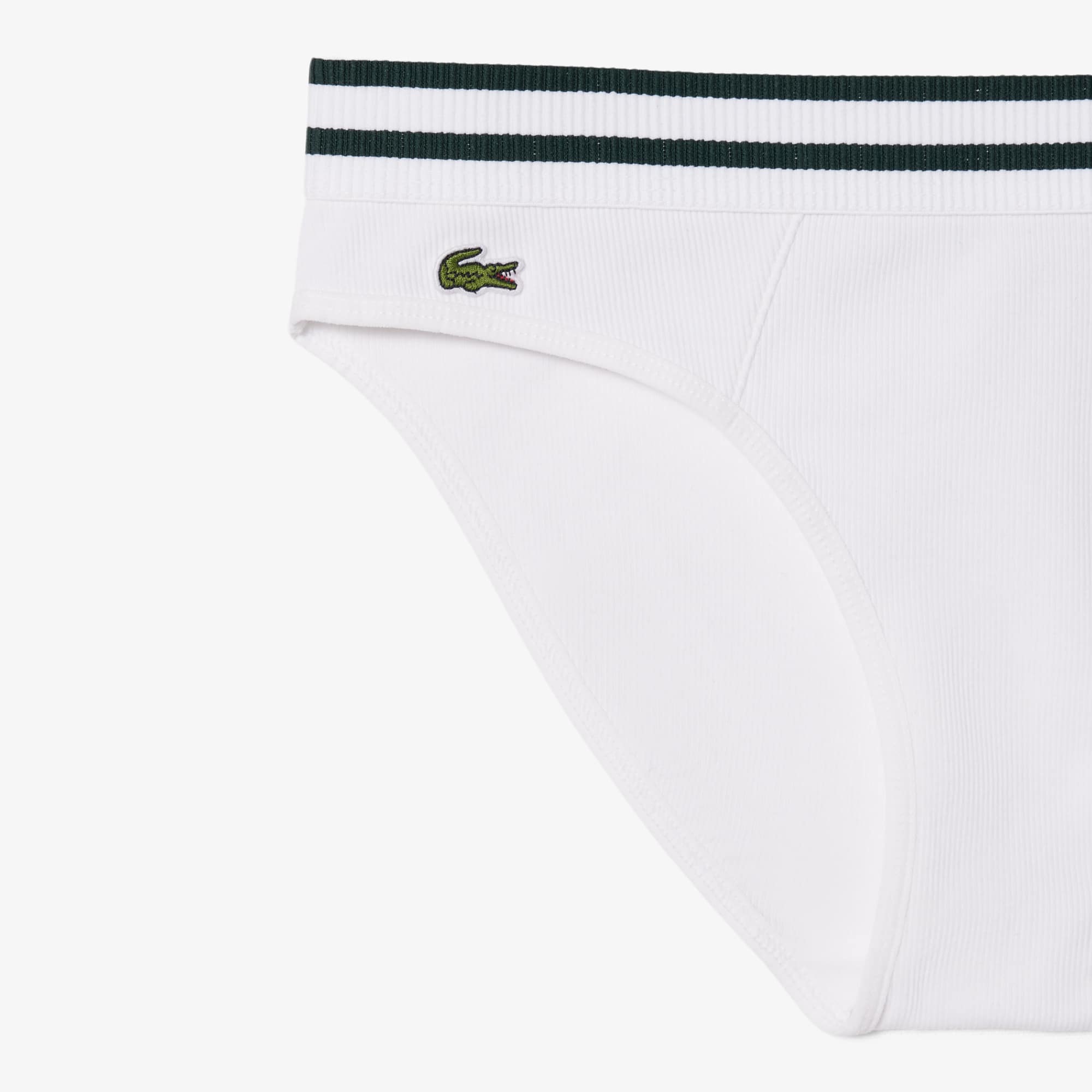 Stripe Waist Cotton Briefs