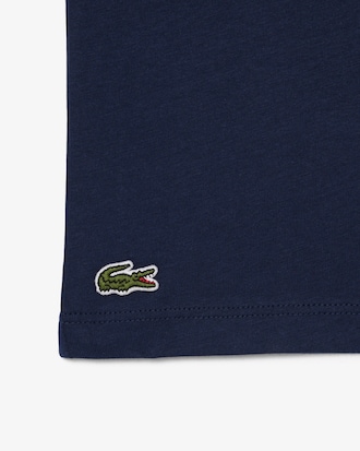 T-shirt coton imprim&eacute; crocodile