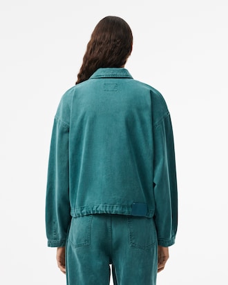 Women's Relaxed Fit Natural Dyed Denim Jacket