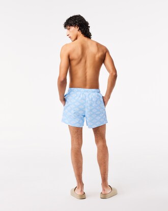 Men’s Two-Tone Monogram Swim Trunks
