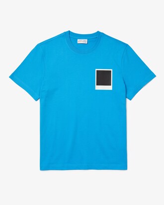 Playera Polaroid Collaboration transpirable con insignia termosensible para hombre