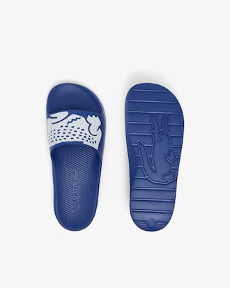 Claquettes Croco 2.0 homme Lacoste en synthétique, logo sur bride