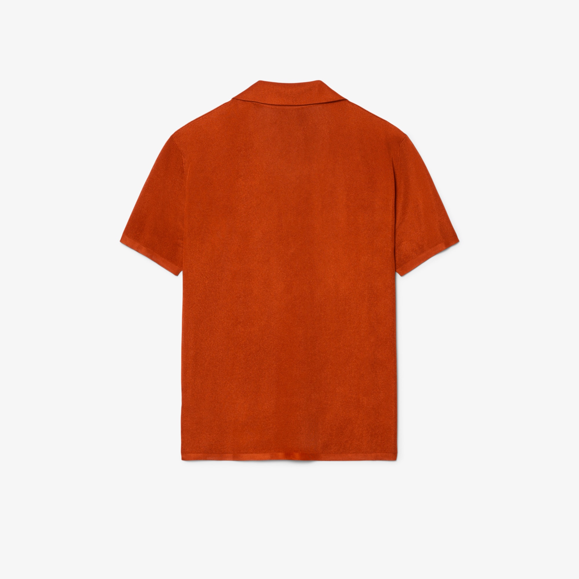 Runway Slim Fit Satin Piqué Polo Shirt