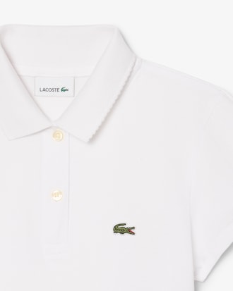 Scallop Collar Mini Piqu&eacute; Polo Shirt