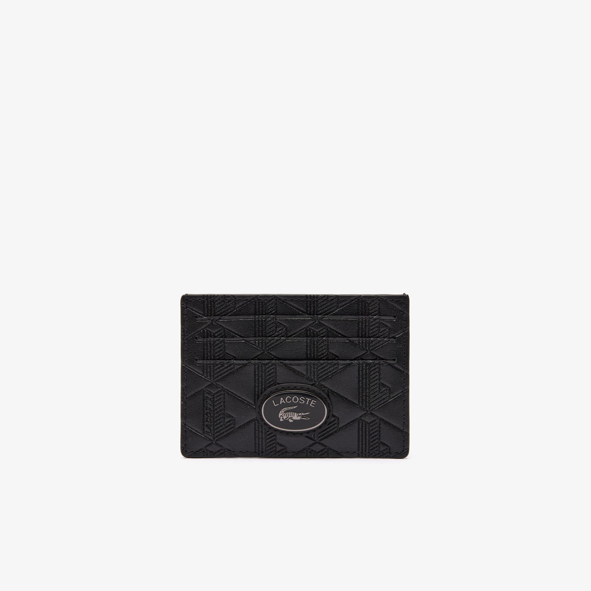 Monogram Leather Card Holder - Bags - New In 2025 | Lacoste