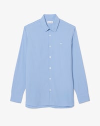 Slim Fit Striped Stretch Poplin Shirt