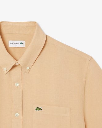 Chemise à manches courtes homme en lin