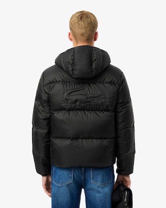 Men's Water-Repellent Hooded Puffer Jacket