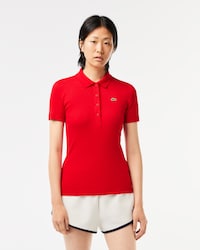 Women's Slim Fit L.12.D Ribbed Cotton Polo