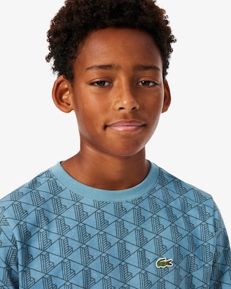 Unisex Monogram Print T-shirt