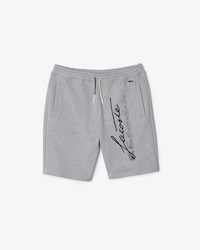 Shorts para hombre en felpa de algod&oacute;n con estampado