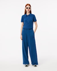 Pantalones Anchos con Distintivo para Mujer