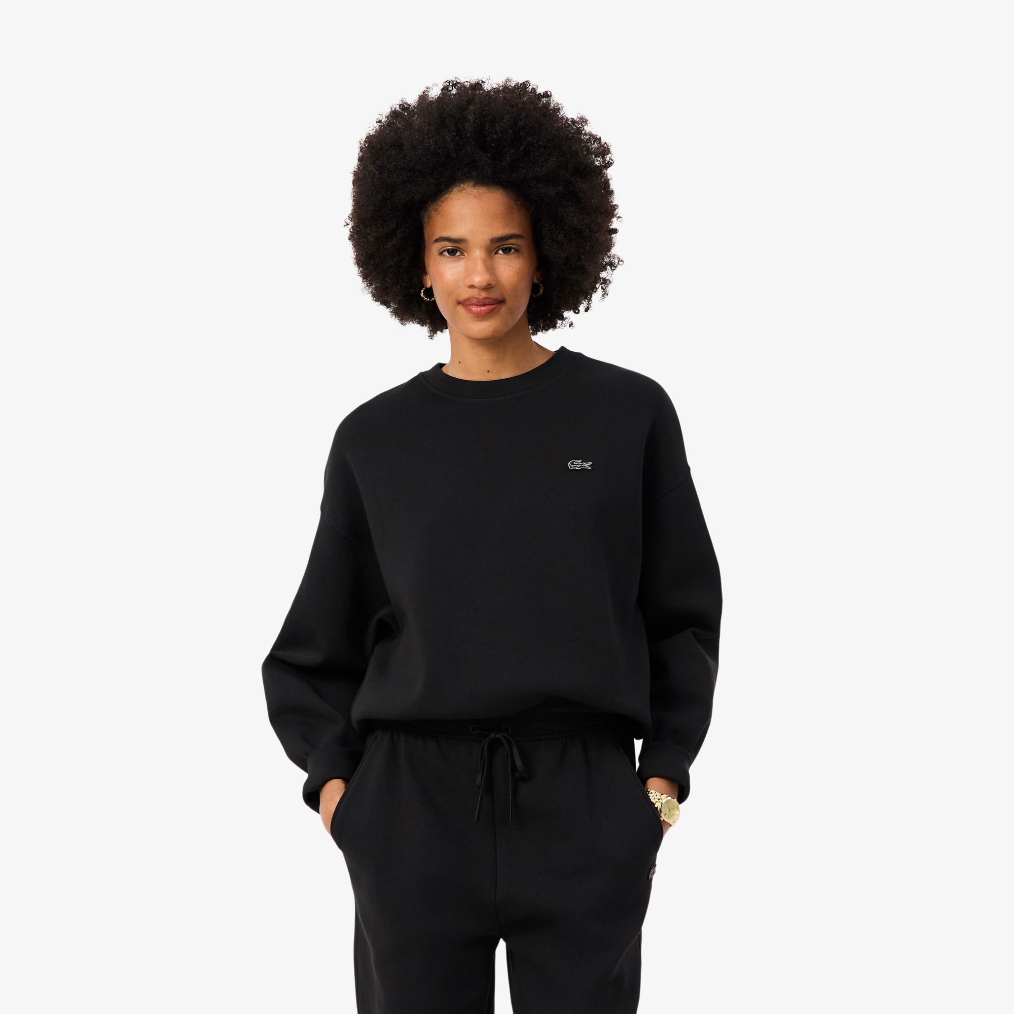 Oversized Double Face Jersey Sweatshirt