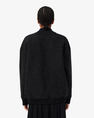 C&aacute;rdigan Oversized de Lana Afieltrada