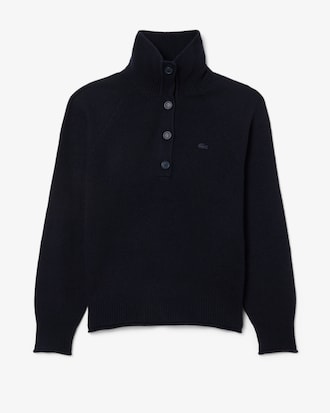 Women's Wool High-Neck Sweater