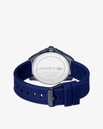 Men's Lacoste Le Croc 3 Hands Blue Silicone Watch