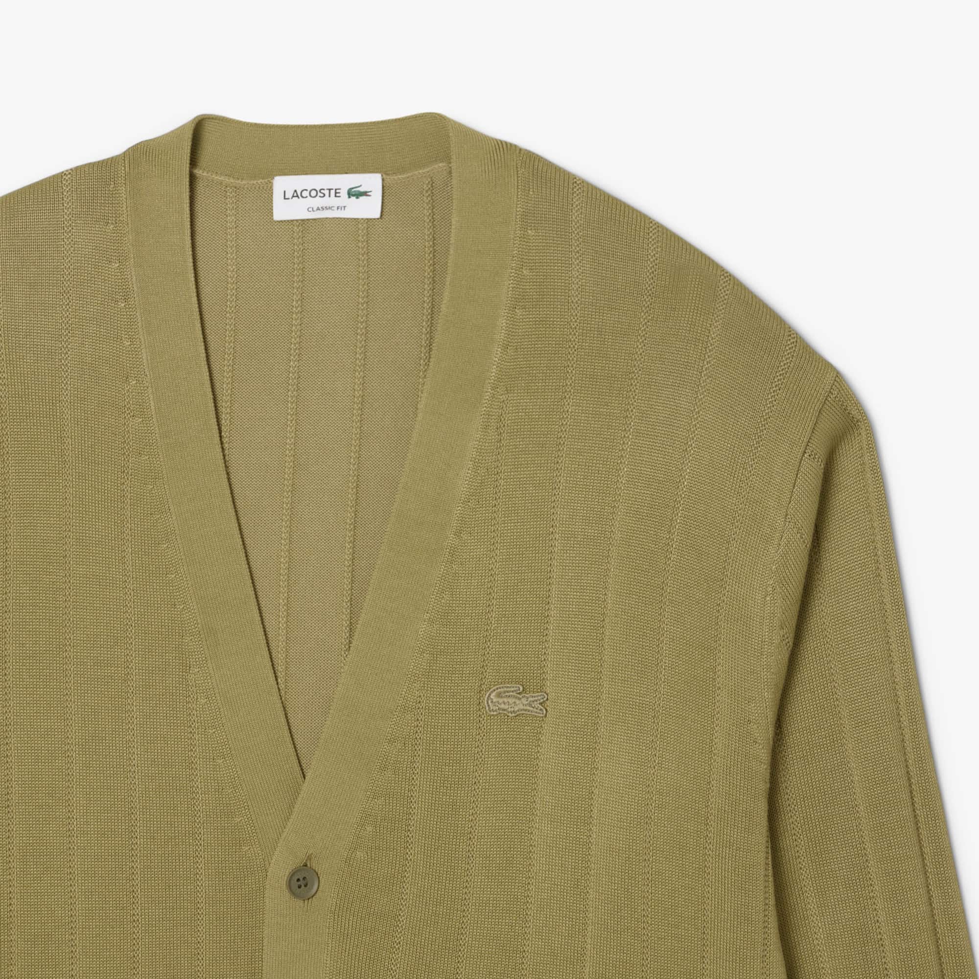 Men's Fluid Rib Knit Cardigan