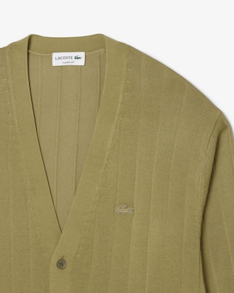 Men's Fluid Rib Knit Cardigan