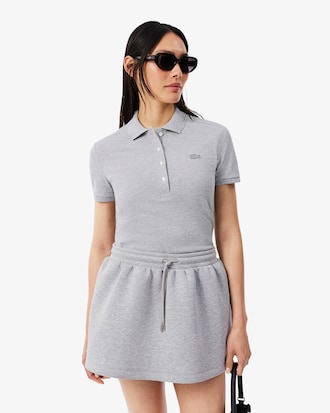 Women's L.12.D Slim Fit Stretch Mini Piqu&eacute; Polo