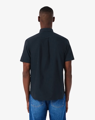 Chemise homme regular fit Oxford manches courtes en coton