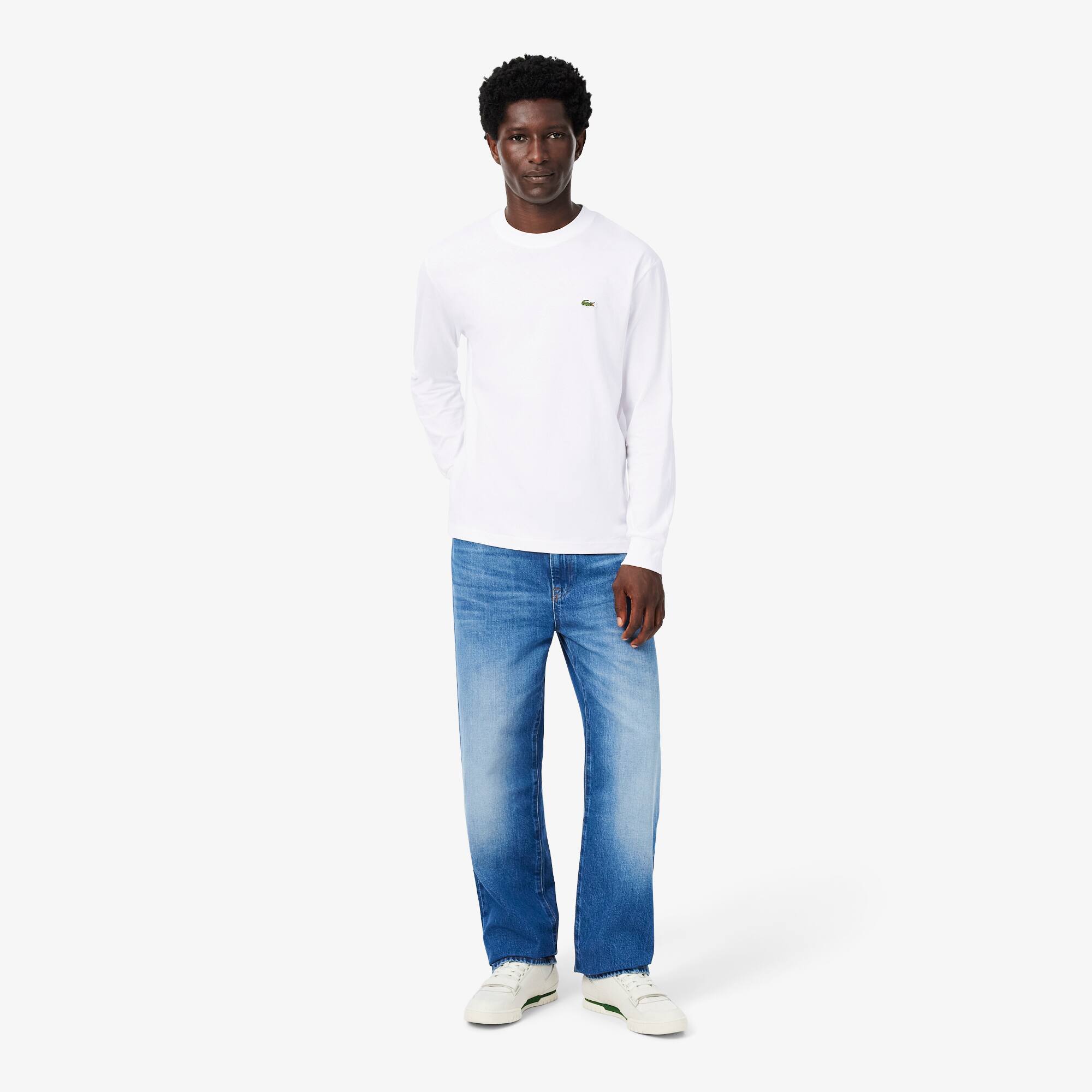 Men's 5-Pocket Straight Cut Indigo Jeans