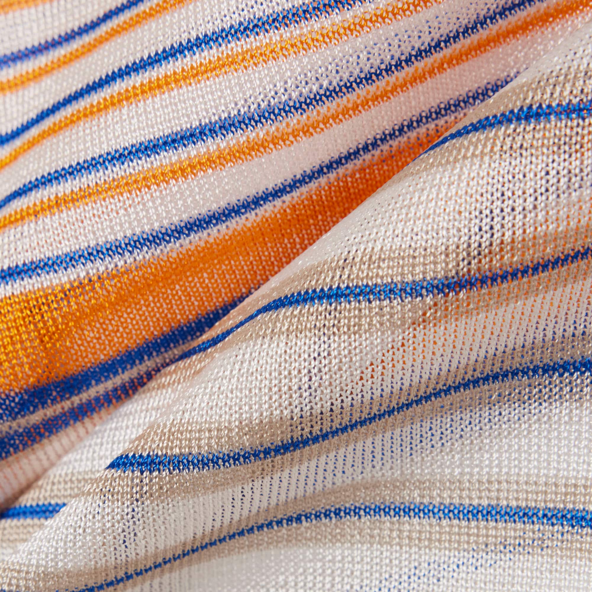 Runway Striped Satin Jersey T-shirt