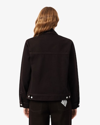 Slim Fit Buttoned Denim Jacket