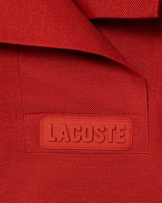 Runway Silk Piqu&eacute; Polo Collar Dress