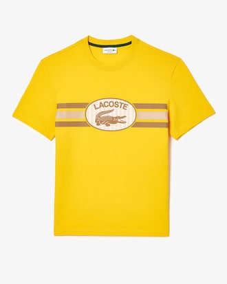 Playera de algodón con estampado de monogramas