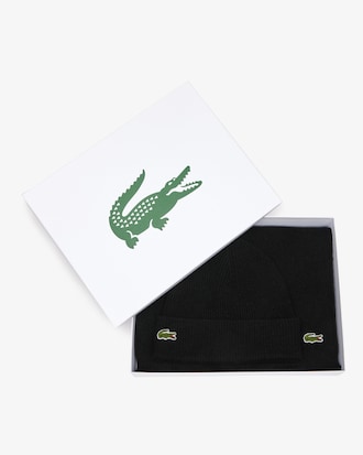 Unisex Wool Scarf & Beanie Gift Set