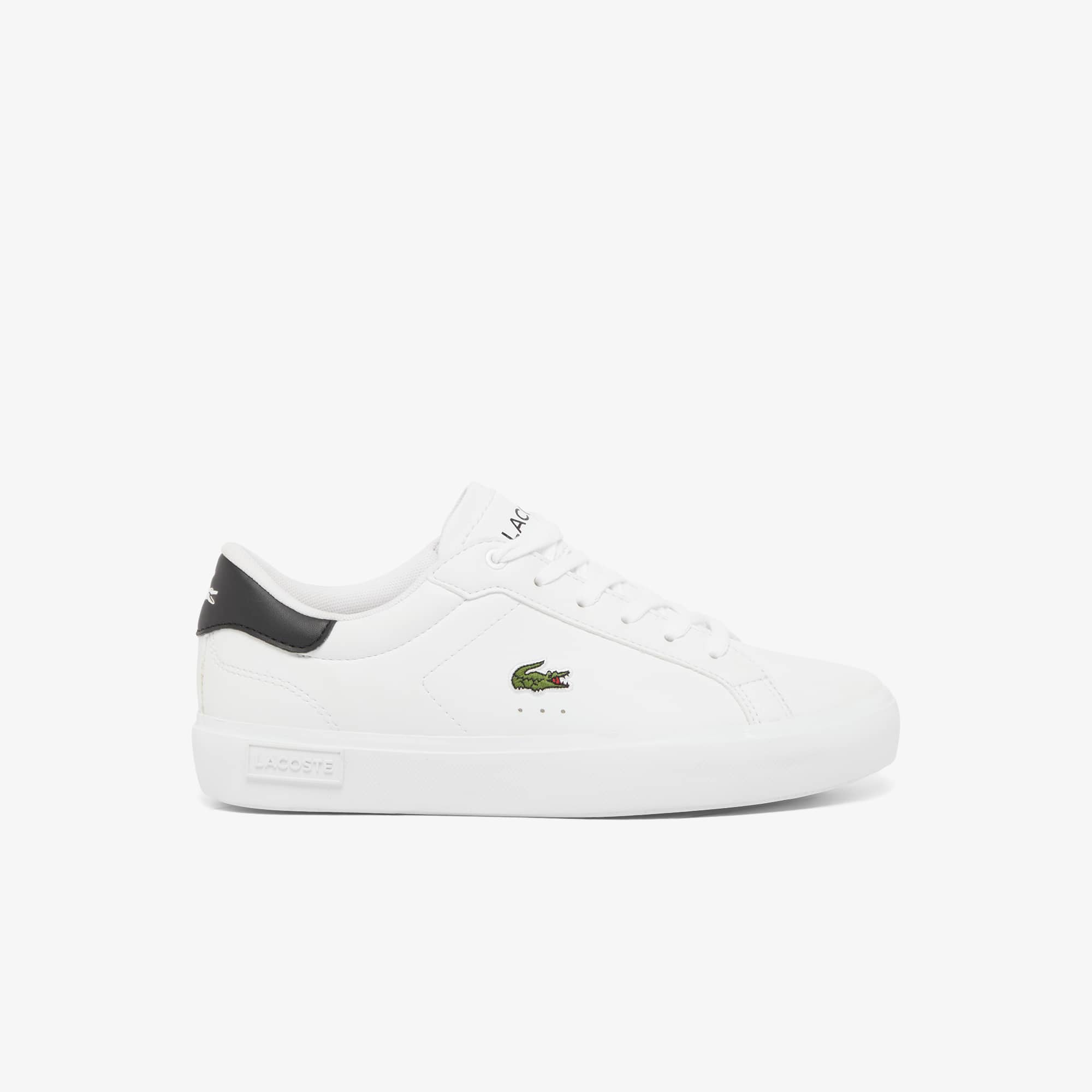 Lacoste Juniors' Powercourt Sneakers - 6.5 In White