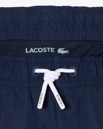 Striped Taffeta Swim Trunks