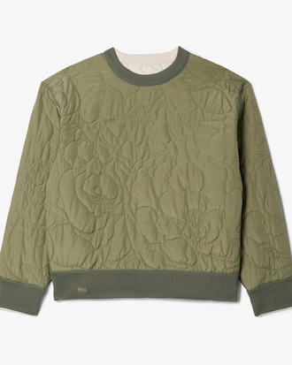 Women's Oversized Reversible Embroidered Sweatshirt