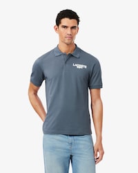 Classic Fit Printed Piqu&eacute; Polo Shirt