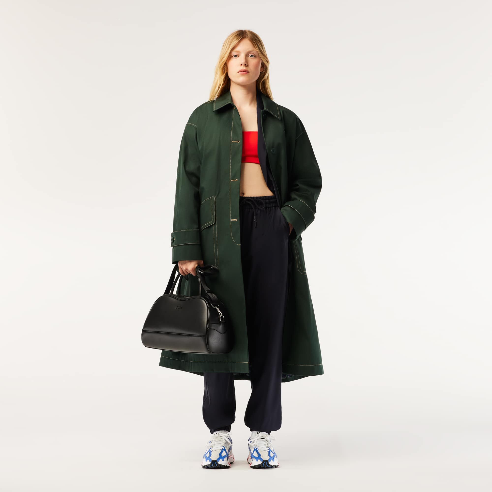 LACOSTE ラコステ ロングコート ファー モッズ L位 希少 Lora Large Leather Bag - Women's Collection - New In 2026 | Lacoste