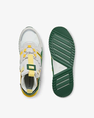 Men's Run Breaker Textile and Leather Sneakers