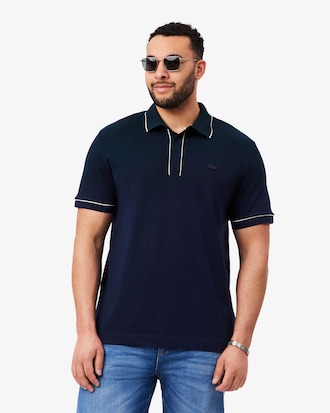 Men's Regular Fit Paris Stretch Piqu&eacute; Polo