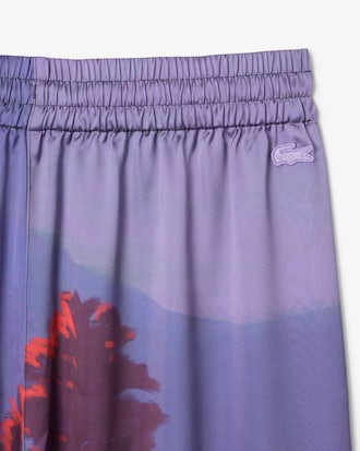 Women's Oversized Landscape Print Pants