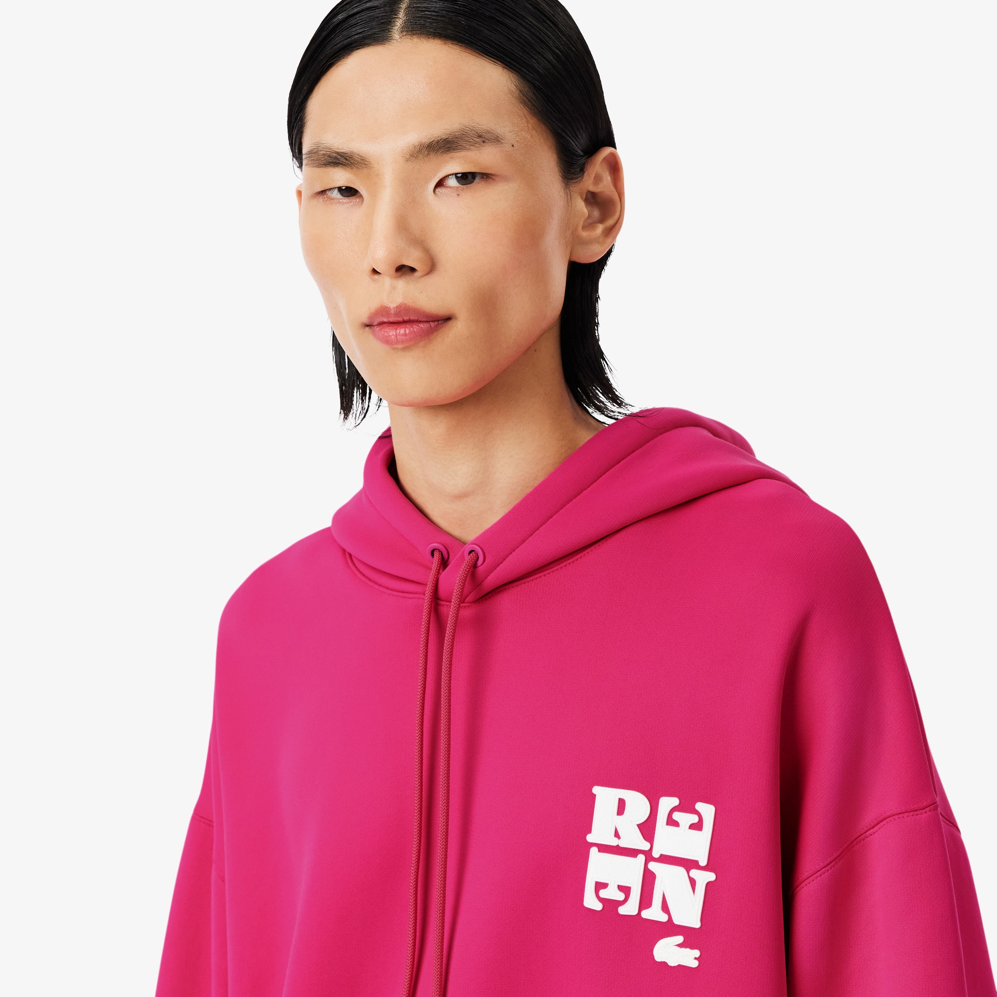 Runway Badge Accent Hoodie - Sweaters & Sweatshirts - New In 2026