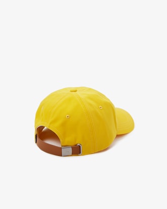 Unisex Contrast Strap And Oversized Crocodile Cotton Cap