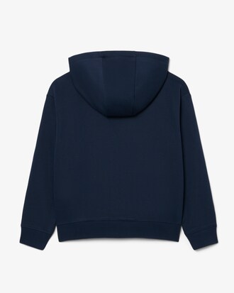Patch Accent Fleece Badge Hoodie
