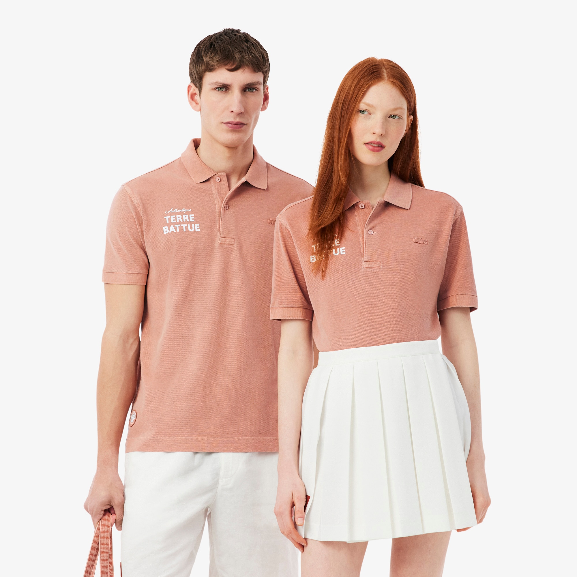 Lacoste Unisex Roland-garros Edition Clay Court Polo - Xxl In Pink