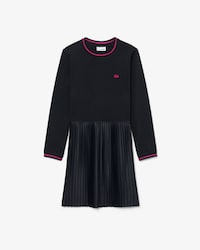 Pleated T-shirt Dress