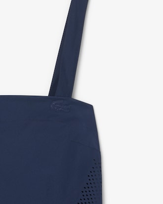 Robe longue pliss&eacute;e &agrave; bretelles