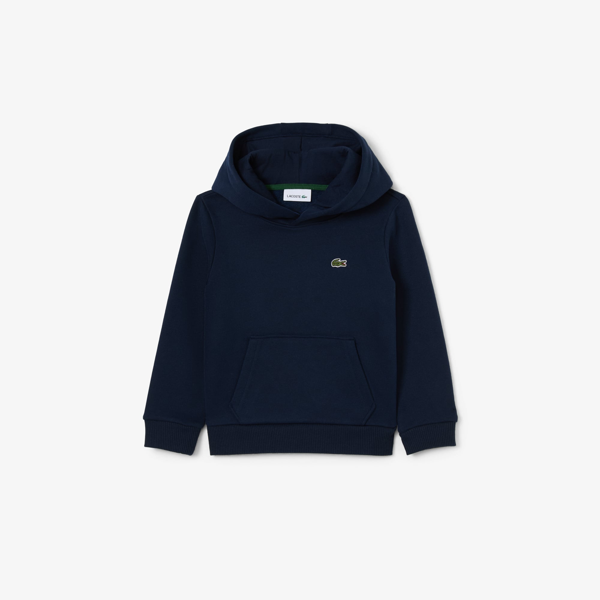 Lacoste Kids' Kangaroo Pocket Fleece Hoodie - 6 Years In Blue