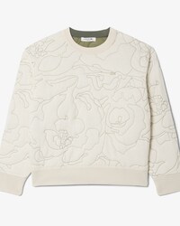 Women's Oversized Reversible Embroidered Sweatshirt