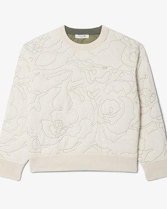 Women's Oversized Reversible Embroidered Sweatshirt